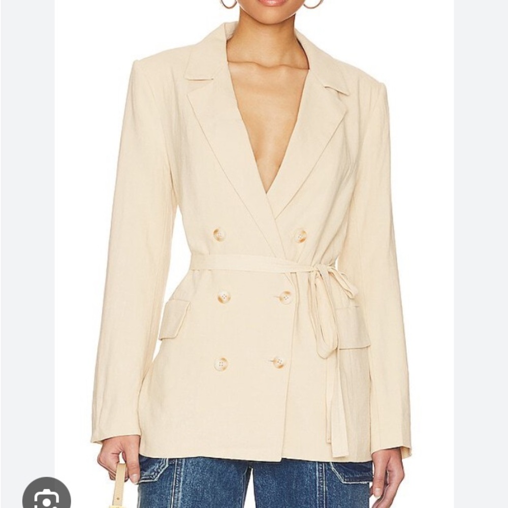 NEW Free People Olivia Blazer in Pebble